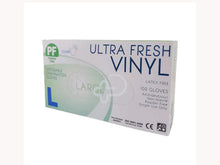 Load image into Gallery viewer, GLOVE DISPENSER - THREE TIER WITH THREE BOXES OF ULTRA FEEL CLEAR VINYL DISPOSABLE GLOVES
