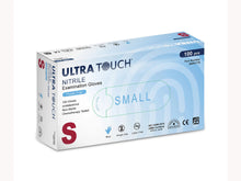 Load image into Gallery viewer, GLOVE DISPENSER - THREE TIER WITH THREE BOXES OF ULTRA TOUCH NITRILE BLUE DISPOSABLE GLOVES