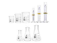 Load image into Gallery viewer, BOROSILICATE GLASSWARE SAFETY PACK - SET OF 9