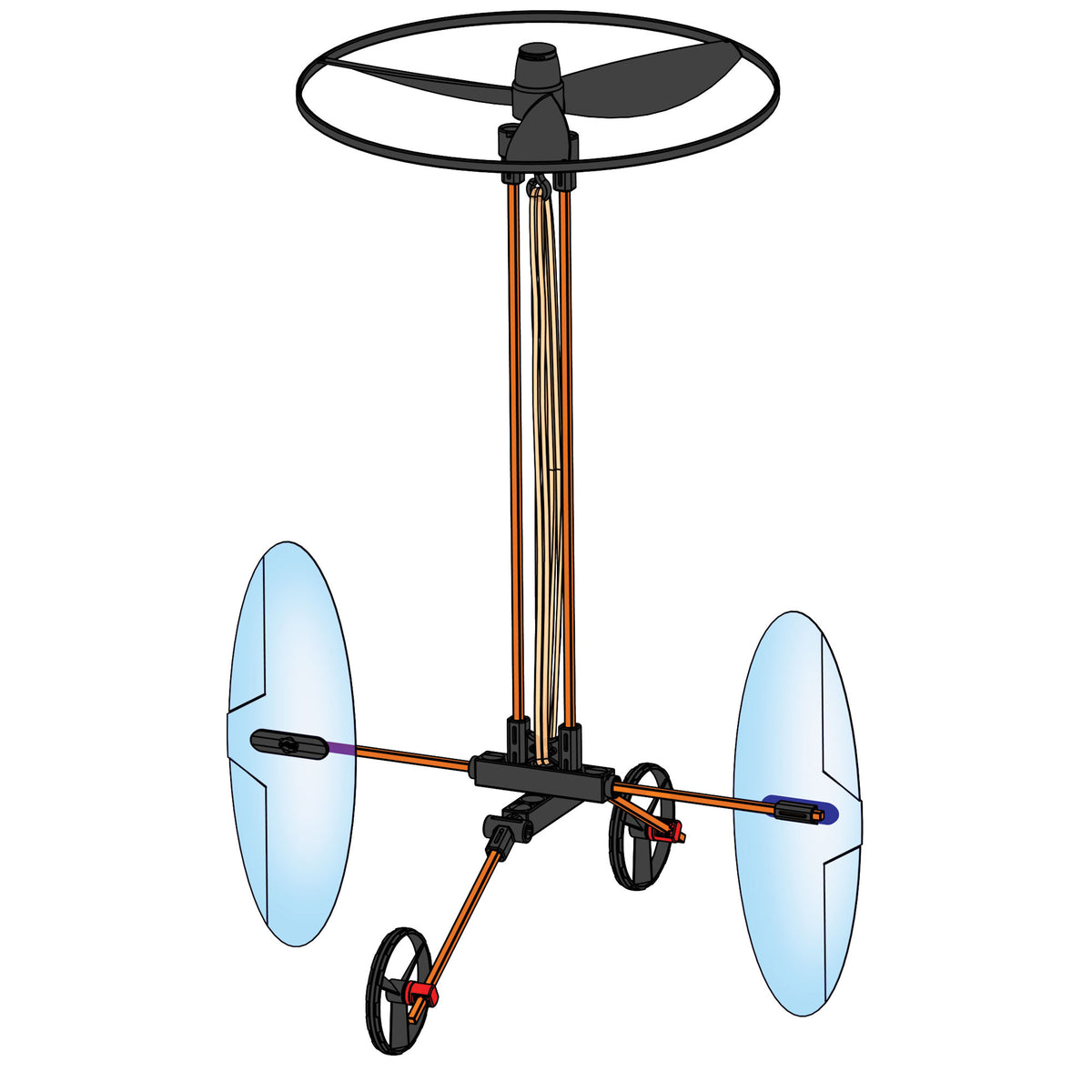 RUBBER BAND RACERS – Advanced Clock Movements