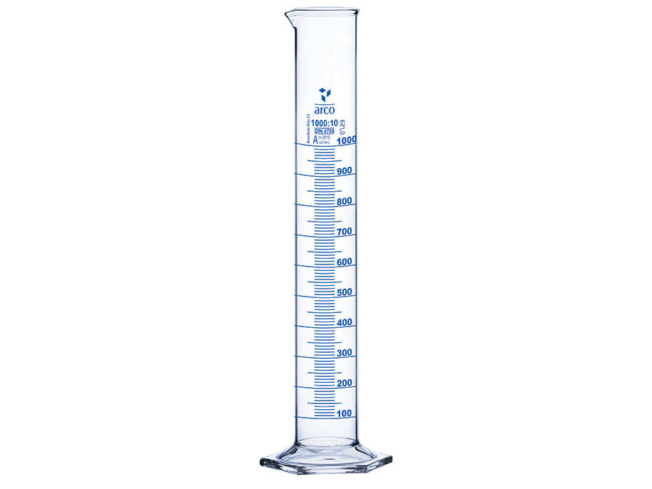 MEASURING CYLINDER - BOROSILICATE GLASS - 1000ML