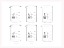 Load image into Gallery viewer, BEAKER - LOW FORM - BOROSILICATE GLASS - 400ML (PACK OF 6)
