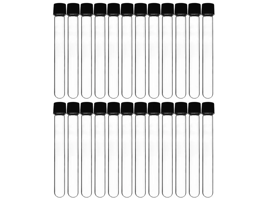 CULTURE TUBES WITH SCREW CAP - 150 X 18MM (PACK OF 24)