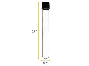 CULTURE TUBES WITH SCREW CAP - 150 X 18MM (PACK OF 24)