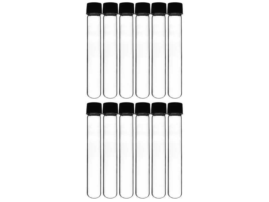 CULTURE TUBES WITH SCREW CAP - 150 X 25MM (PACK OF 12)