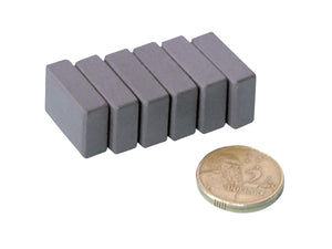 MAGNETS - FERRITE - 30 X 15 X 5 (PACK OF 6)