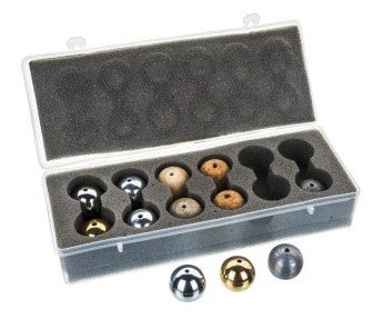 DRILLED BALL SET OF 12 IN STORAGE BOX