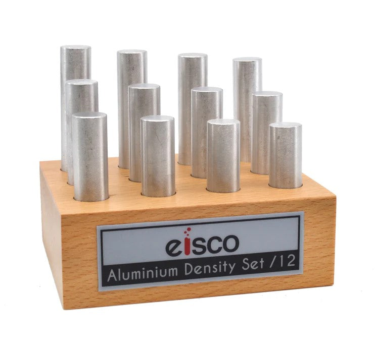 ALUMINIUM CYLINDERS DENSITY SET - 12 PIECES