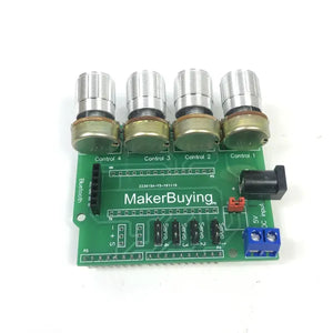 MAKERBUYING 4DOF POTENTIOMETER EXTENSION BOARD FOR ARDUINO SNA162